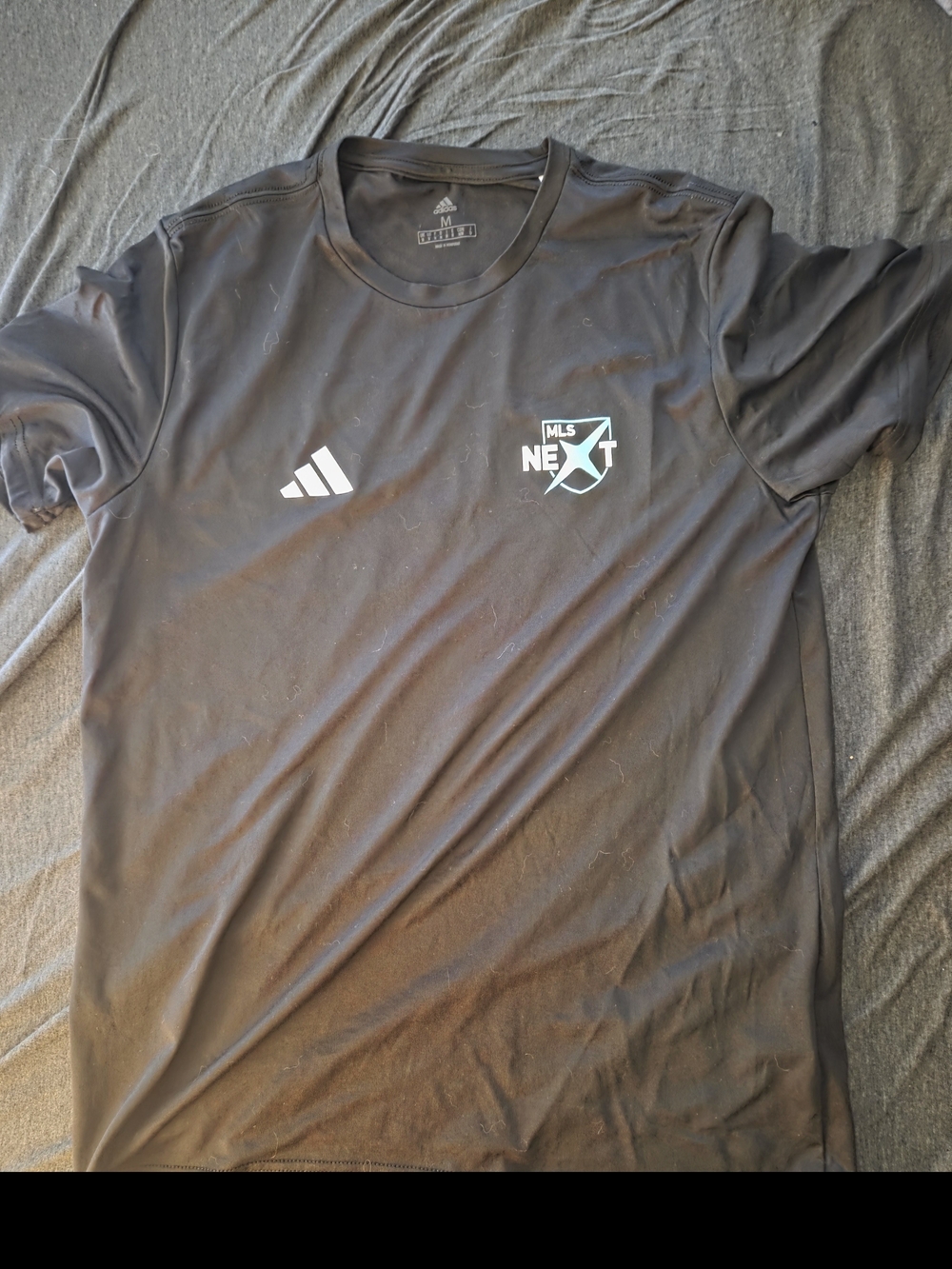 adidas Black MLS NEXT Short Sleeve Training Tee